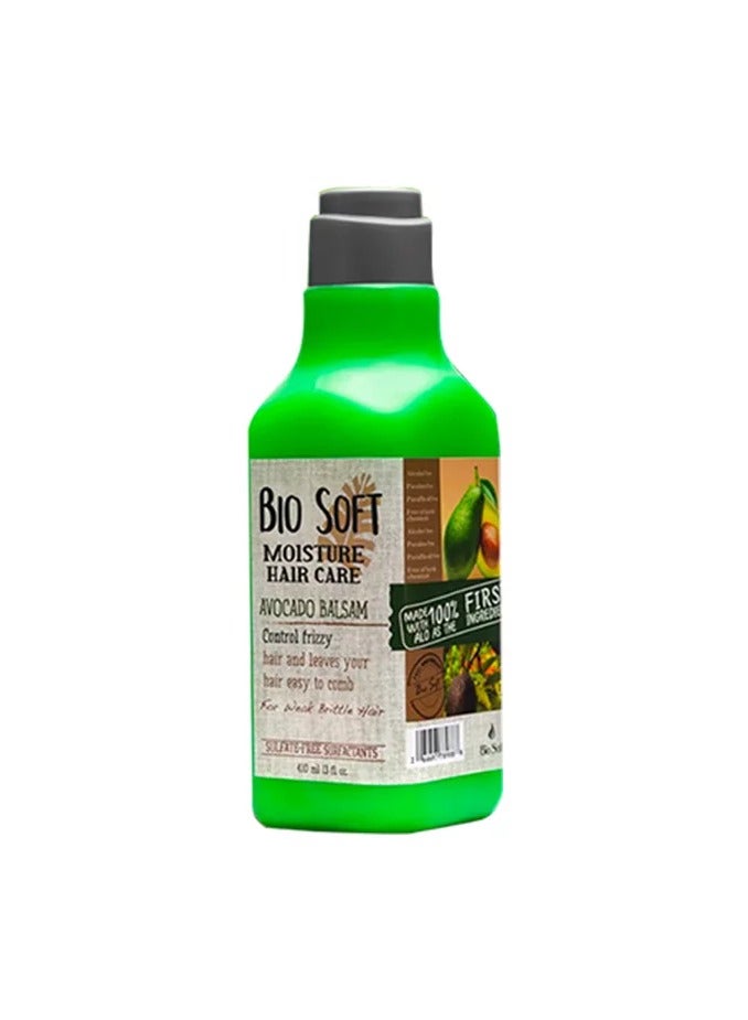 Bio Soft Balsam Avocado Moisture Hair Care For Brittle - 490 ML - Image 1