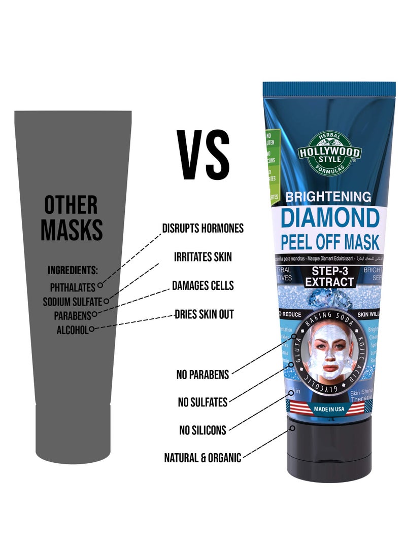 HOLLYWOOD STYLE Brightening Diamond Peel Off Mask  - Image 2