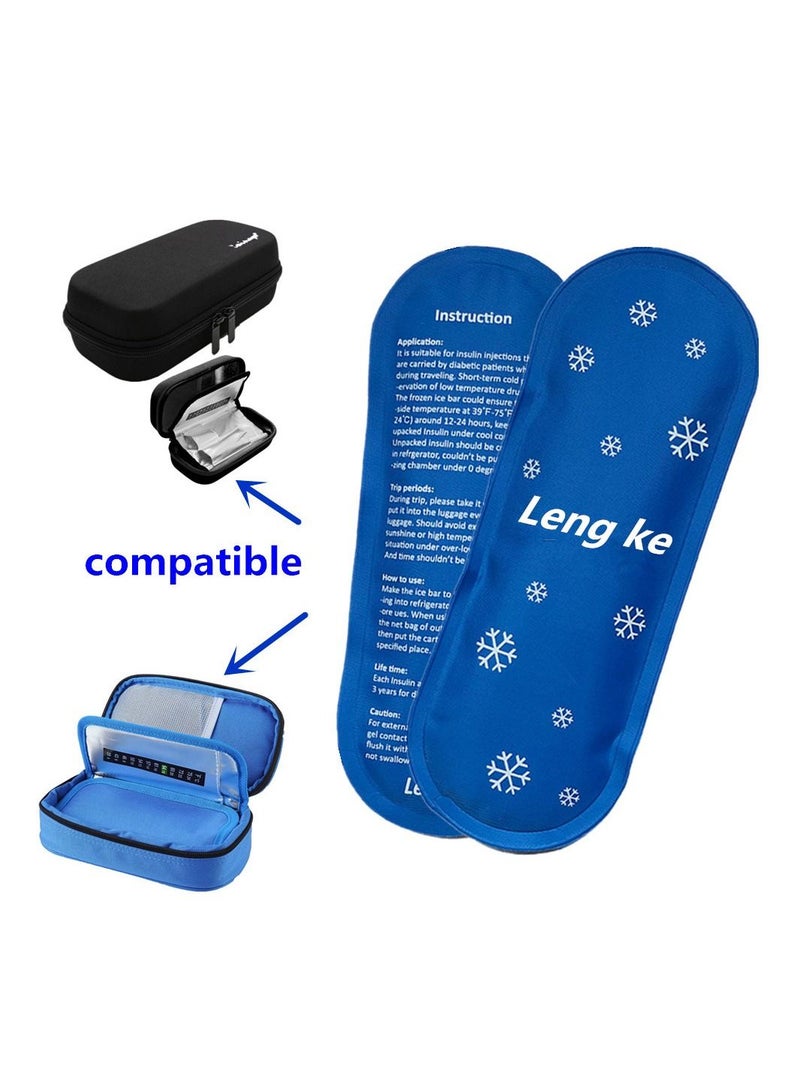 Leng Ke 4-Piece Ice Packs for Insulin Cooler Travel Case Reusable Suitable - Image 3