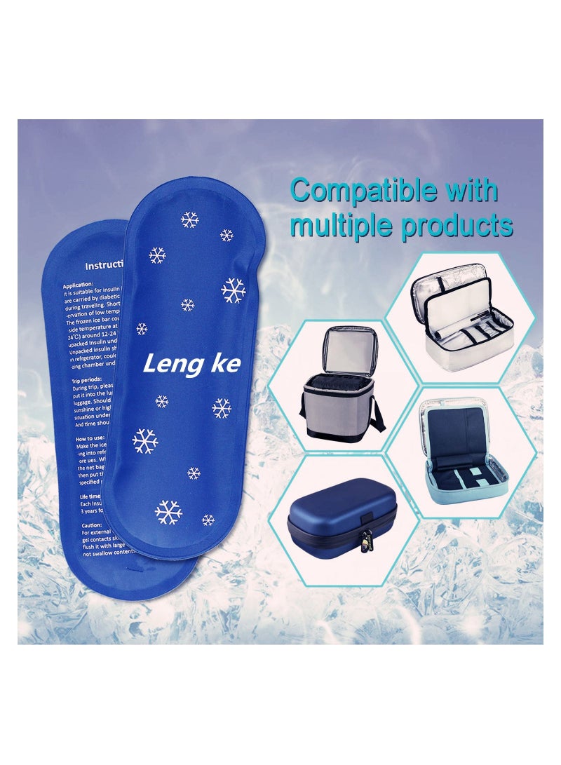 Leng Ke 4-Piece Ice Packs for Insulin Cooler Travel Case Reusable Suitable - Image 5