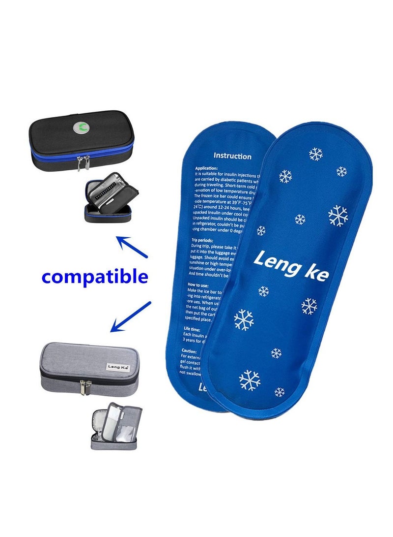 Leng Ke 4-Piece Ice Packs for Insulin Cooler Travel Case Reusable Suitable - Image 4
