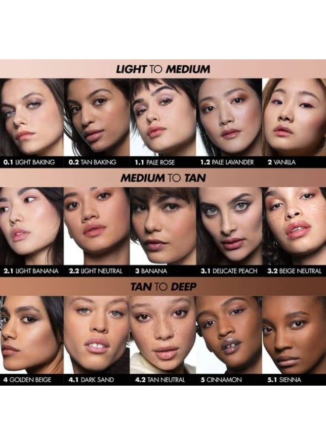 MAKE UP FOR EVER بودرة تثبيت فائقة الوضوح # 4.0 (بيج ذهبي) بودرة تثبيت فضفاضة 24 ساعة - Image 4