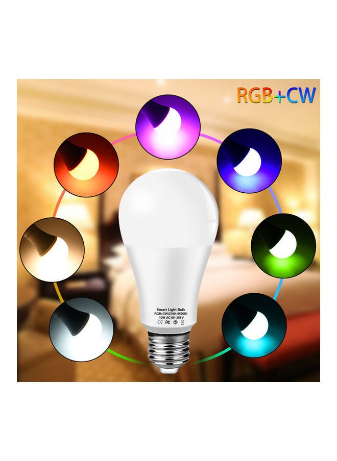 NIBEMINENT - 10W WIFI Smart RGB Led Bulb White 15X5.00X10.00cm - Image 1