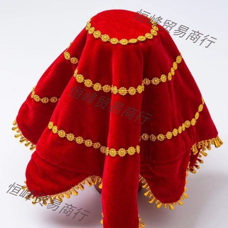 Dance Handkerchief Two People A Pair Of Handkerchiefs To Test Grade Northeast Handkerchief Flower Performance Octagonal Towel Yangko Dance Handkerchief - Image 2