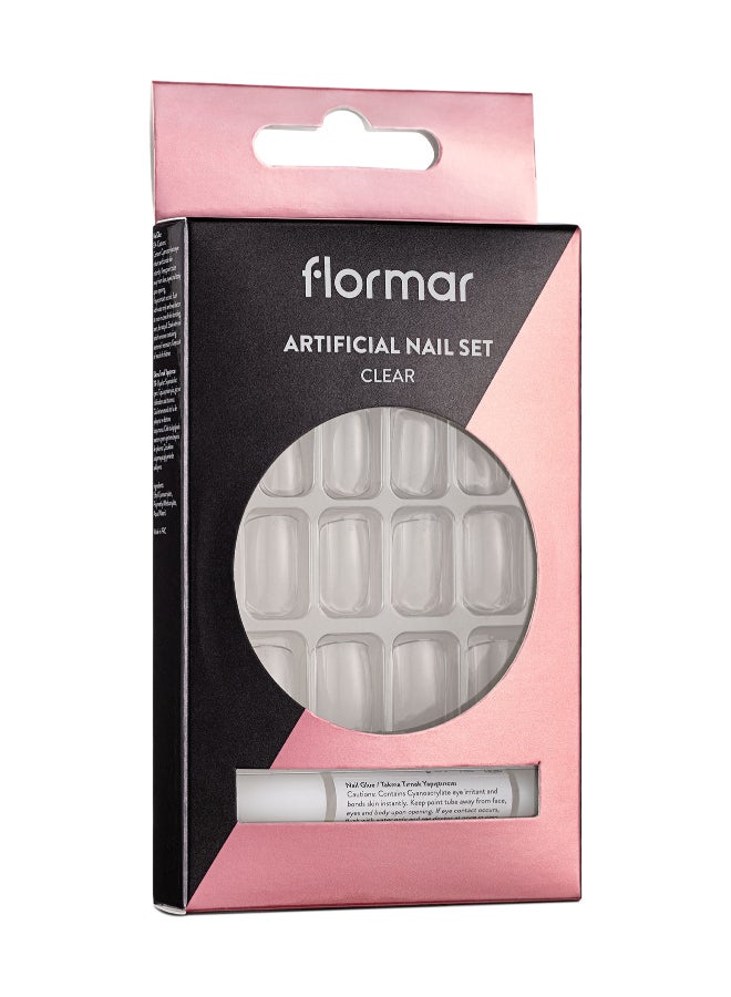 Artificial Nail Set - 01 Clear