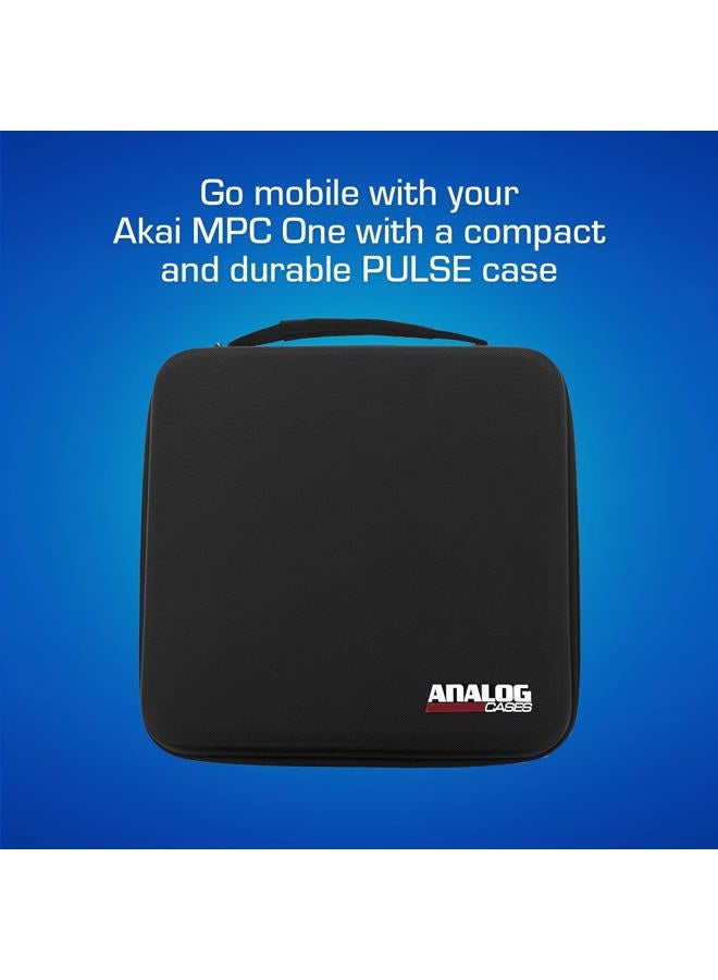 Analog Cases PULSE Case for Akai MPC One or comparable Music Production Center (carrying case made of durable, molded EVA/Nylon, molded handle), Black - Image 2