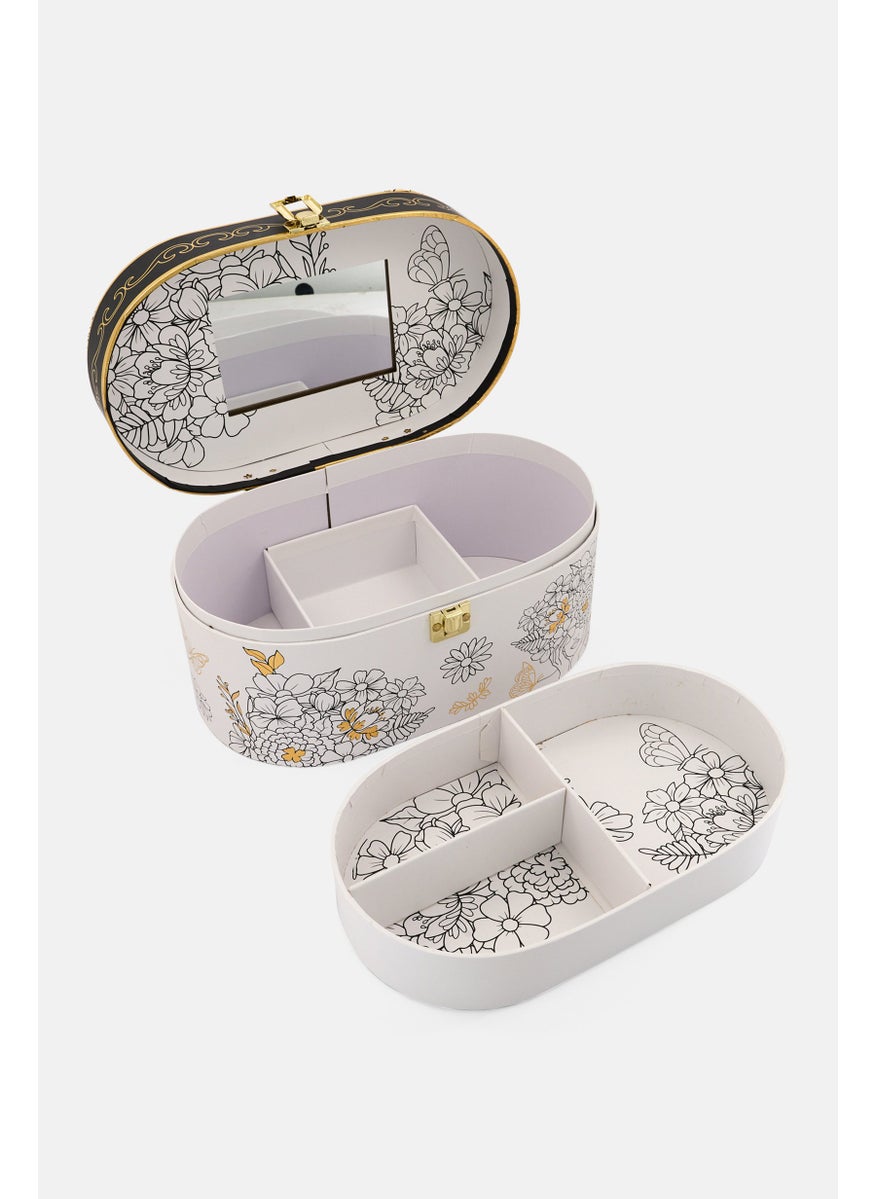 VOTUM Women Floral Print Train Case, Multicolor  - Image 4