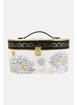 VOTUM Women Floral Print Train Case, Multicolor  - Image 1