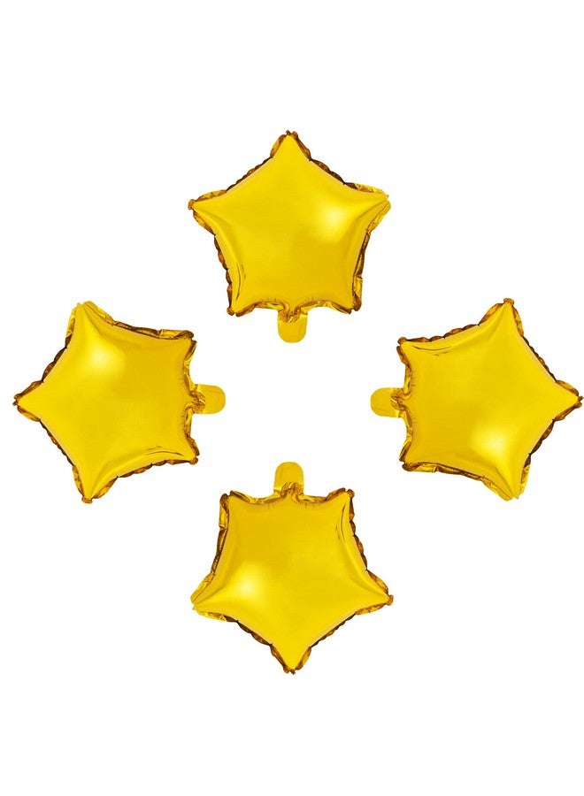 MOWO Star-shaped Balloon,10" Gold Foil Balloon Mylar Balloon,Pack of 50 - Image 3