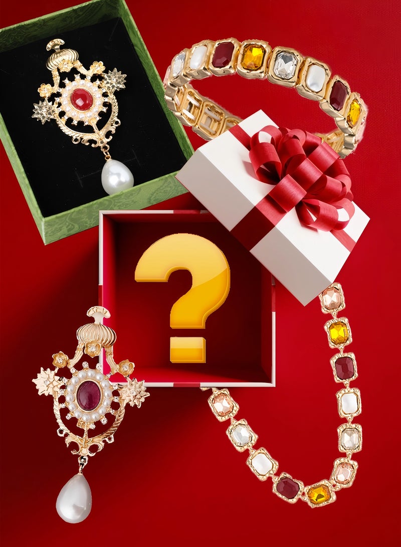 mystery box, u may have bracelet or necklace or brooch .best gift for birthday, mother''s day and for y