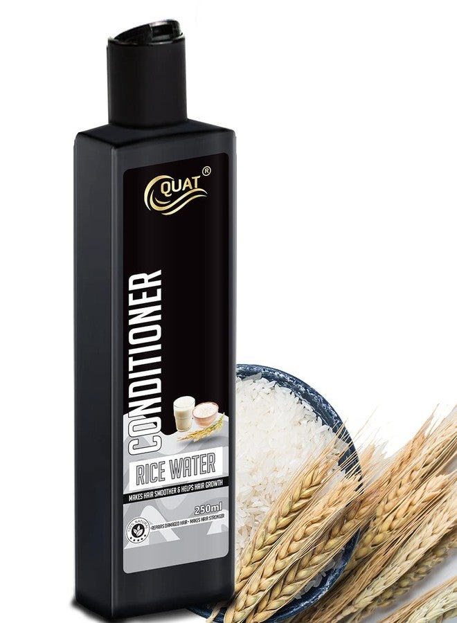 QUAT Rice Water Conditioner, Nourishes, Repair & Shine, For Long and Lifeless Hair, Dream Lengths (250ml) - Image 2