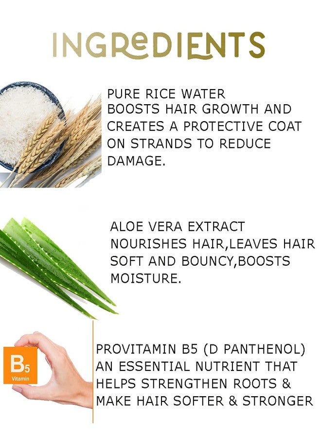 QUAT Rice Water Conditioner, Nourishes, Repair & Shine, For Long and Lifeless Hair, Dream Lengths (250ml) - Image 3