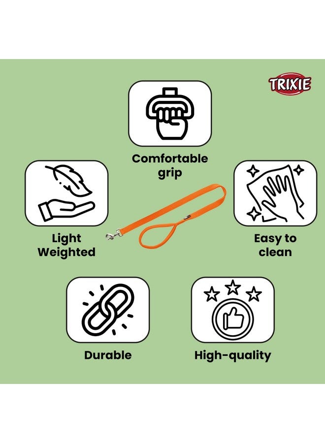 تريكسي مقود كلب ممتاز طويل للغاية مع حلقة يد مبطنة، يناسب: الكلاب الصغيرة جدًا، أقل من 10 كجم (تشيهواهوا، بودل توي، شيه تزو، باج)، 6 أقدام/10 مم (XS، بابايا) - Image 2
