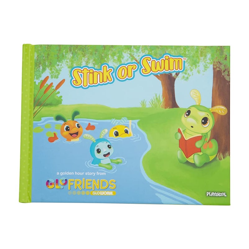 Playskool Glo Friends Stink or Swim! - Storytime with Bookworm - Book with Glowing Toy - Social Emotional Learning SEL Toy - Ages 2+ - Image 5