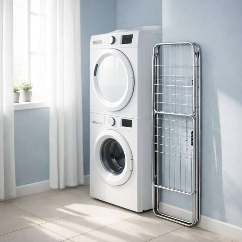 Pan Home Vera Iron Cloth Dryer 18M Drying Space 80x50x180cm - Chrome - 261BLT9901399 - Image 3
