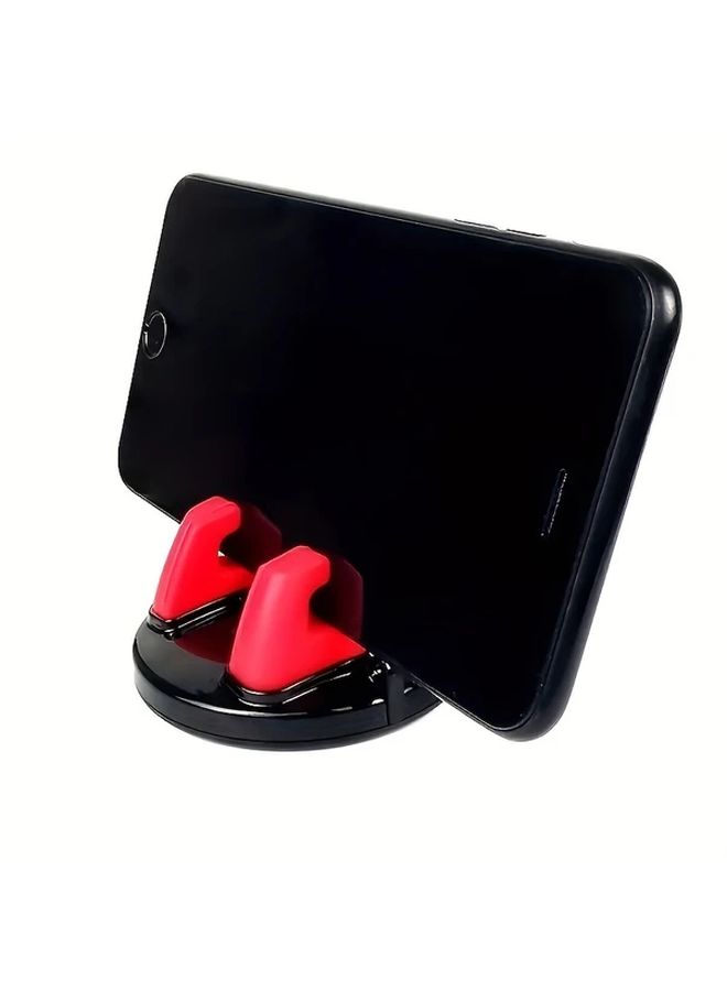 Black 360 Degree Rotatable Universal Car Phone Holder Dashboard Mount Non Slip - Image 1