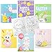 WATINC 24pcs Easter Coloring Books DIY Art Book with Bunny Easter Egg Chick Pattern Creativity Color Booklet for Birthday Gift Easter Party Favor Goodie Bag Filler Class Activity Supplies - Image 2