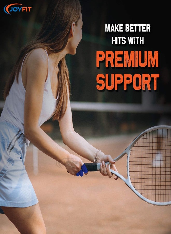 JoyFit ?Spandex Finger Support-Adjustable Pain Relief & Sleeve Protector With Comfortable Cushion Pressure For Cricket,Exercise,Gym Fitness,Volleyball,Badminton & Tennis,Men & Women [10 Pc,Free Size] - Image 4