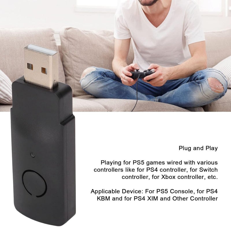 klarako Beloader Keyboard and Mouse Adapter Converter Guide for PS5 Console, for KBM Gaming Adapter, for XIM Controller, Plug and Play - Image 1