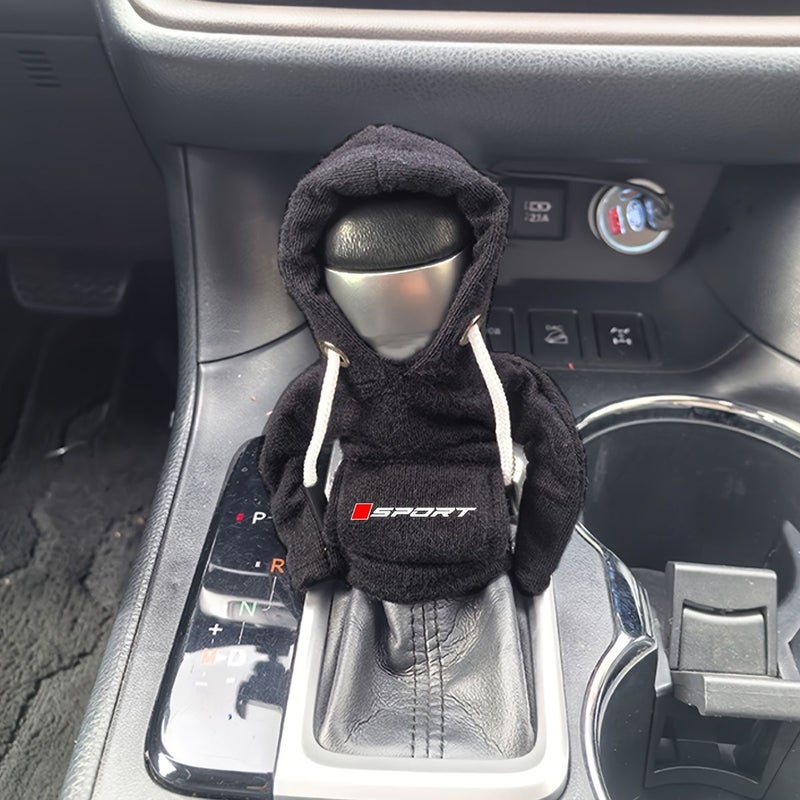 1 Pcs Blue Car Gear Shift Knob Cover Stick Hoodie Fit For Toyota Honda Mazda Mitsubishi Jeep MG Manual Handle Decor - Image 5