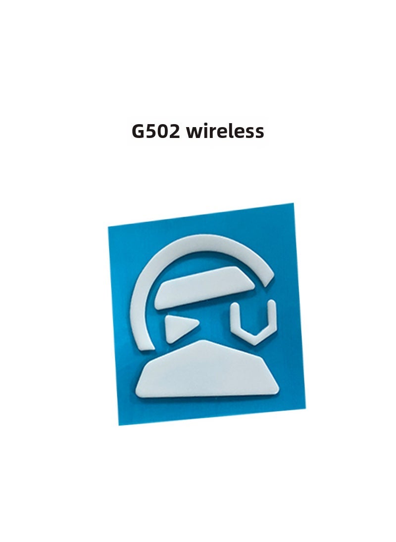 Arabest Teflon Mouse Feet Pads Slip-Resistant G502 wireless arc edge White set 