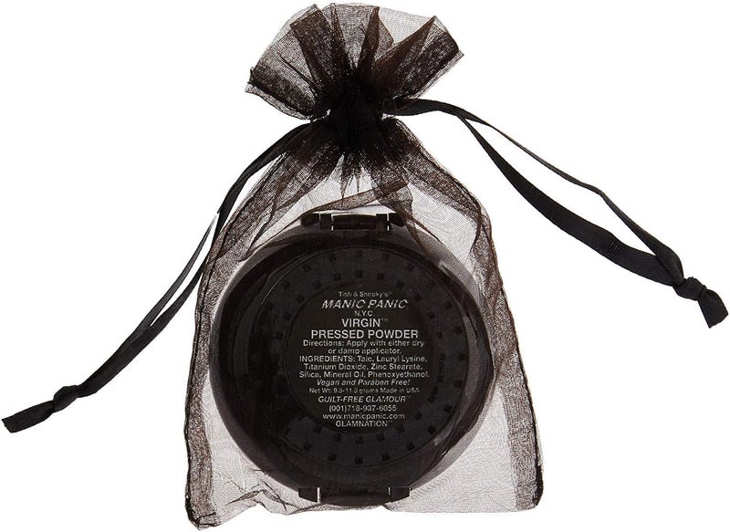 Manic Panic Virgin White Pressed Powder Compact for Gothic and Theatrical Makeup - Image 2