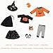 sweet dolly 18 Inch Doll Clothes Accessories Halloween Pumpkin Witch Costume Pumpkin Suit Set for 18 inches Dolls - Image 4
