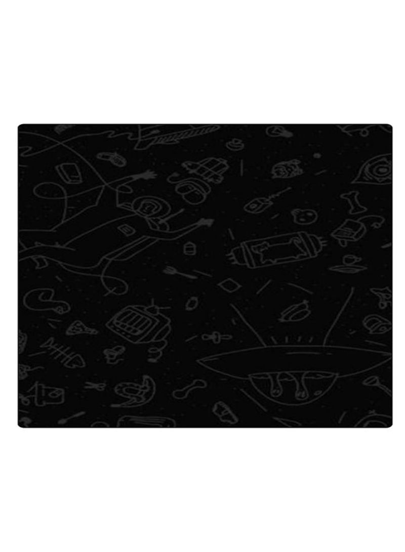 RKN Printed Anti-Slip Gaming Mouse Pad Black/Grey