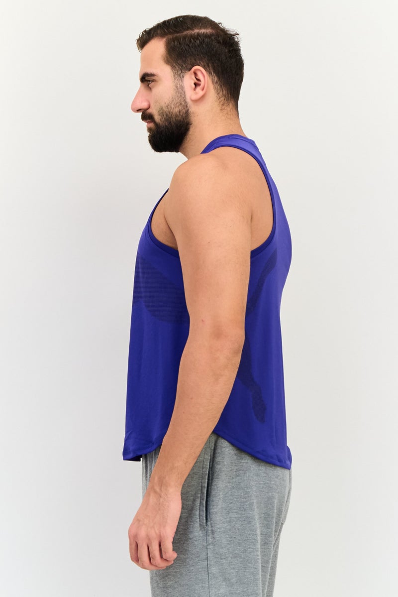 PUMA Men Sportswear Fit Sleeveless Training Vests, Purple - Image 2