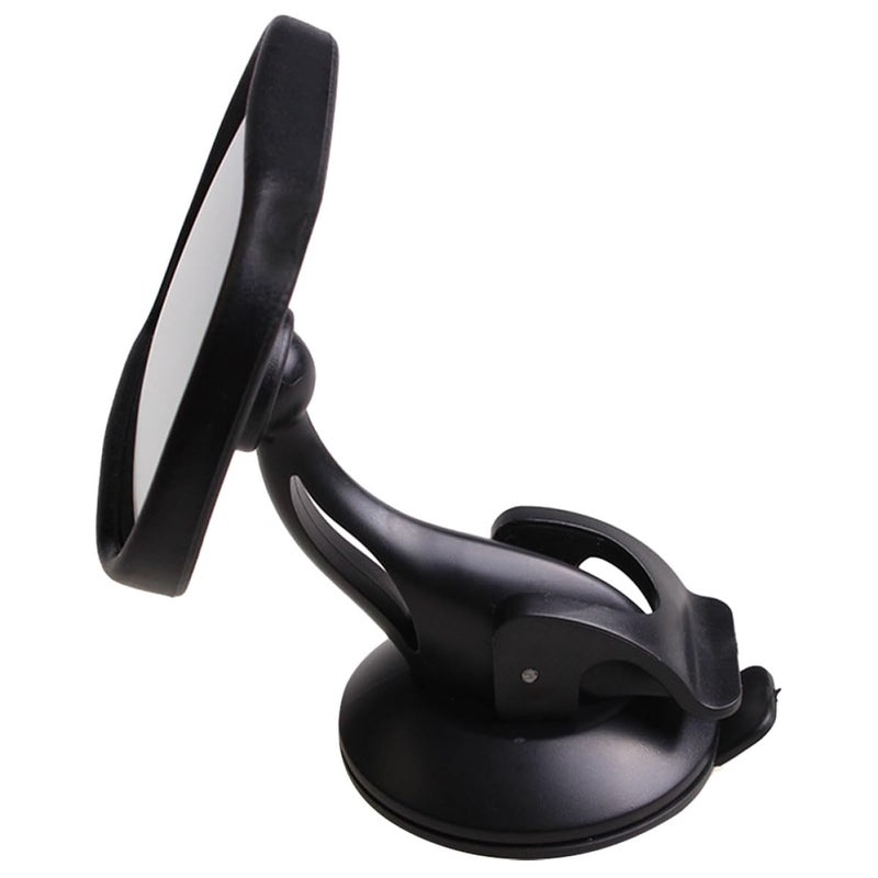Universal Car Rearview Mirror with Suction Cup Wide Angle Shatterproof Rear Seat Safety - Image 2