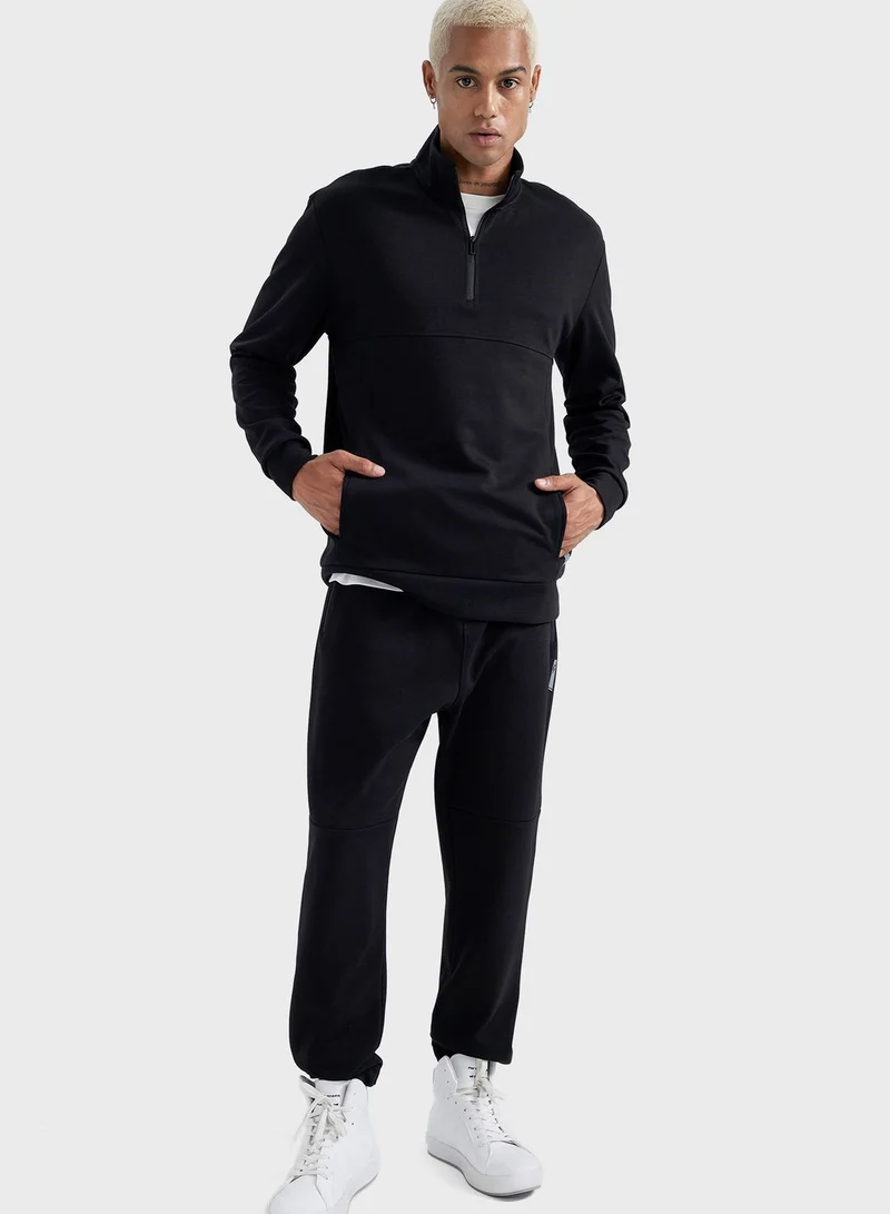 DeFacto Half Zippered Sweatshirt