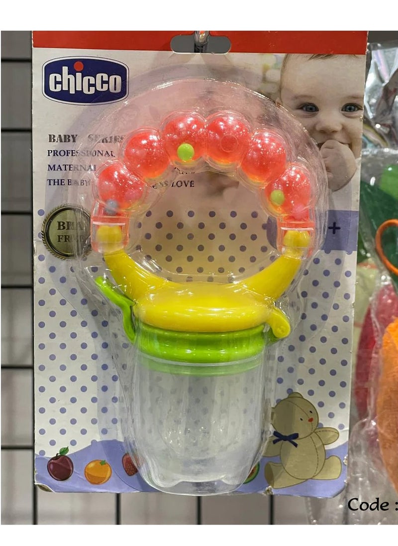 Chicco Silicone Baby Fruit Straw - Girls  - Image 1