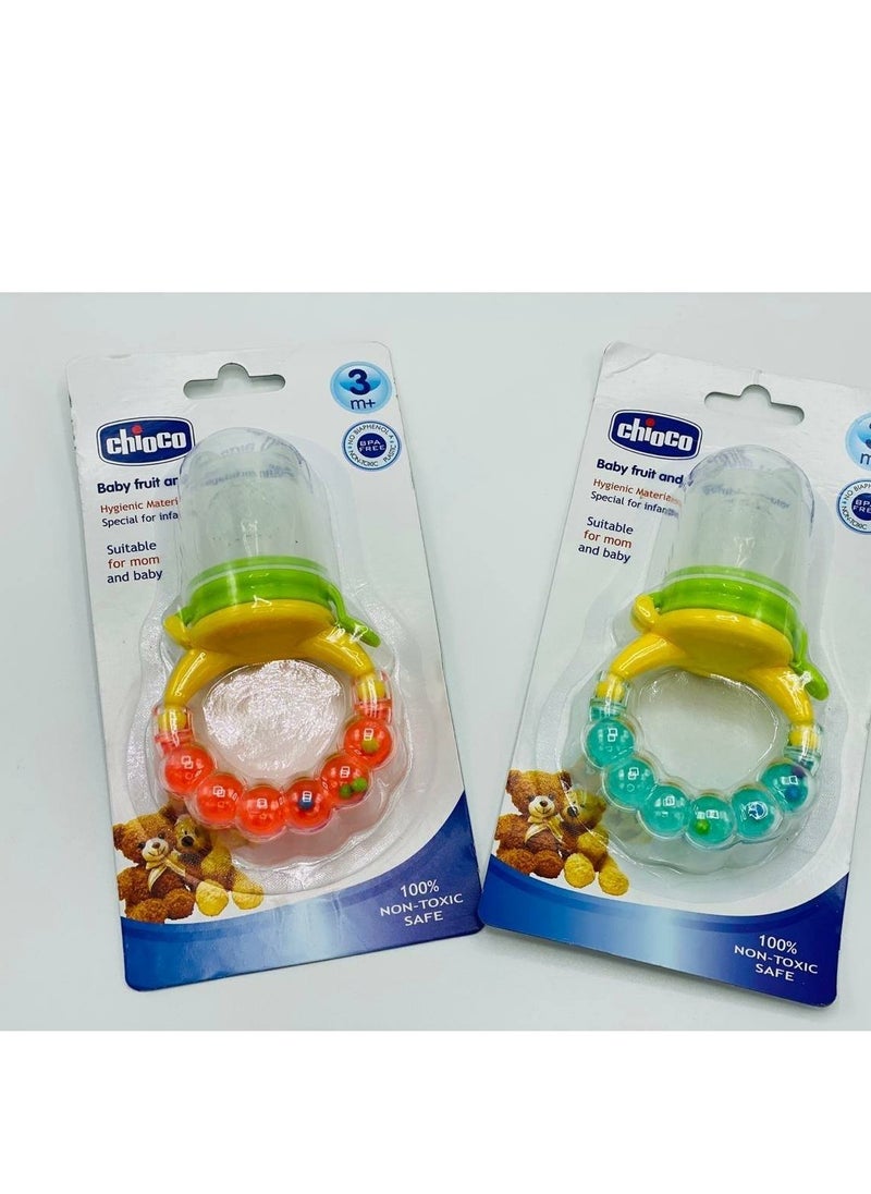 Chicco Silicone Baby Fruit Straw - Girls  - Image 3