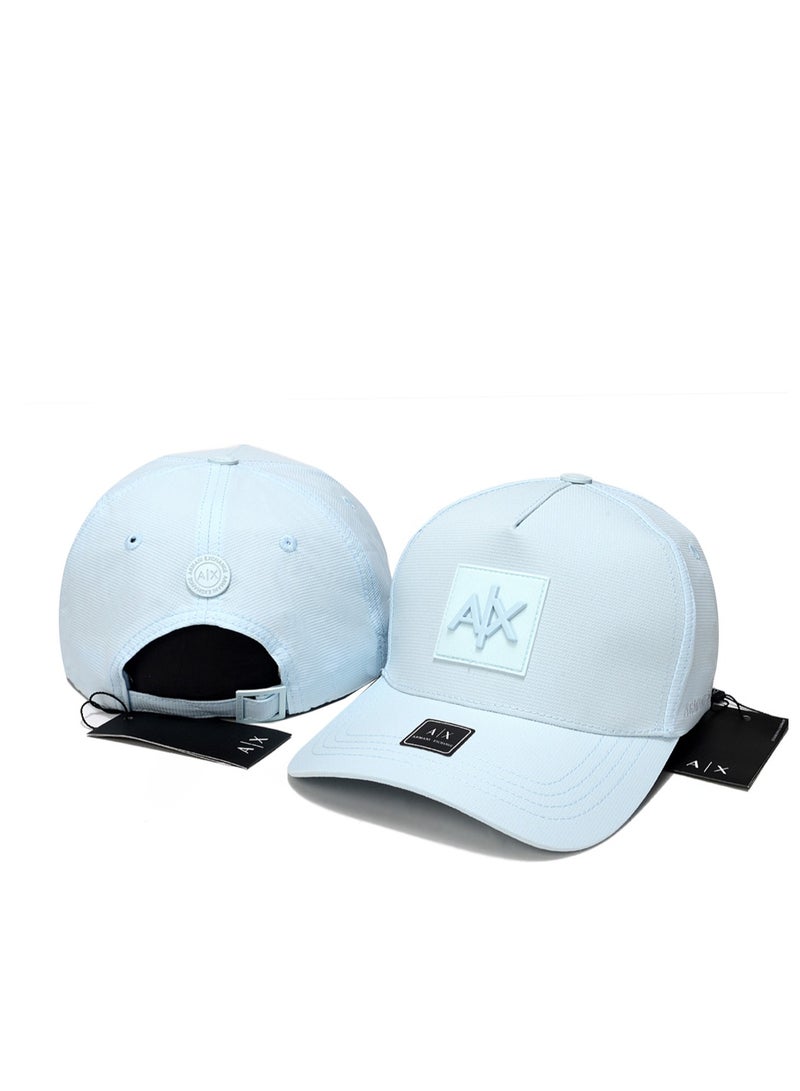 AX Cap: Sky - Blue Hue, Textured 3D Logo