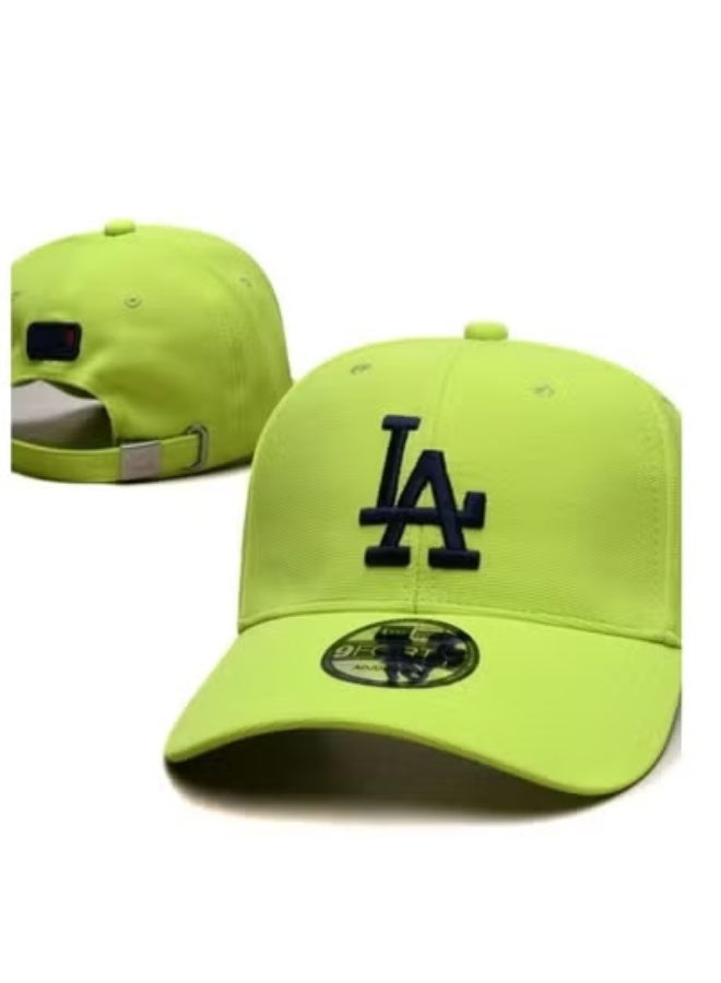 New Era 9FORTY LA Dodgers Fluorescent Green Baseball Cap