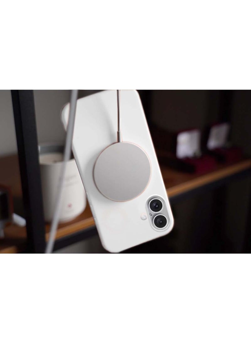 Wtech - Apple iPhone 16 Plus 2024 Premium Soft Liquid Silicone Case Cover - White - Image 1
