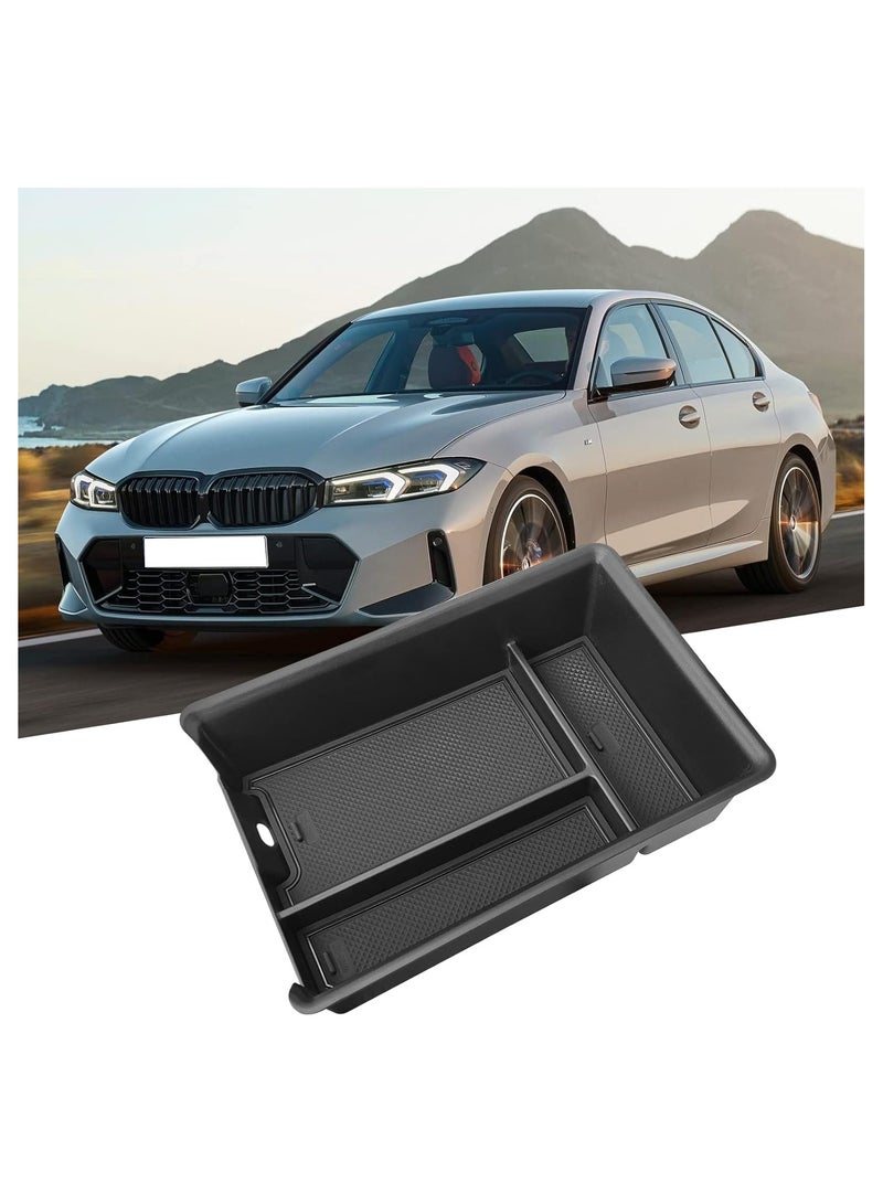 SOLARAE Compatible Center Console Organizer for BMW 3 Series G20 (2019-2024) & 4 Series G22/i4 G26 (2021-2024) - Console Storage Box for Enhanced Organization and Convenience. - Image 1