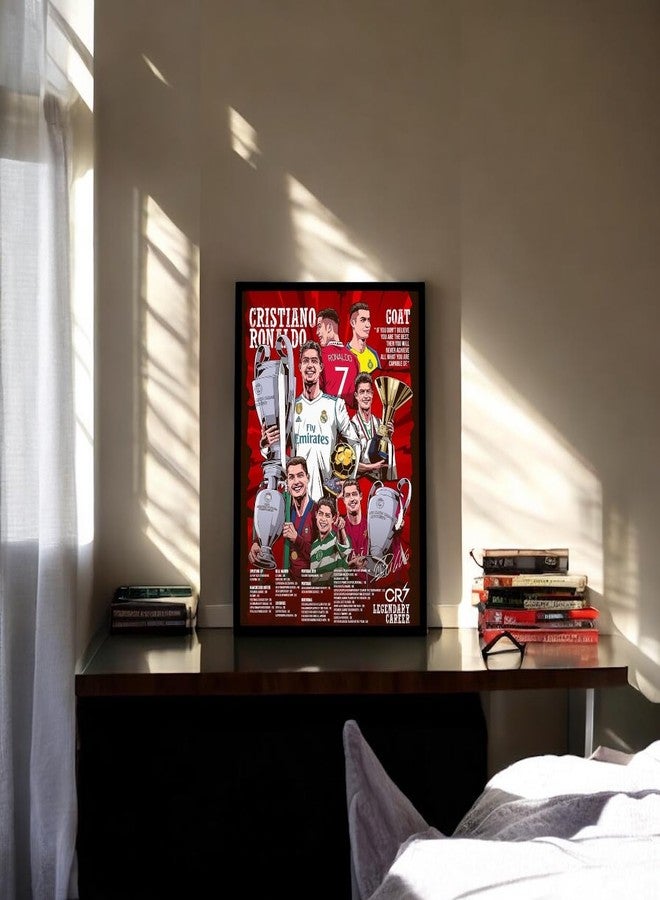 SINCE 7 STORE Legendary Career Framed Poster For Gifting/For Room Decor/For Football Fans - Image 2