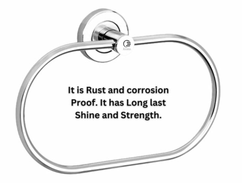 ERATO حامل مناشف دائري من الفولاذ المقاوم للصدأ 304 من إيراتو™ للمطبخ والحمام (شكل بيضاوي، 4) - Image 4