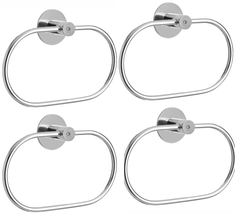 ERATO حامل مناشف دائري من الفولاذ المقاوم للصدأ 304 من إيراتو™ للمطبخ والحمام (شكل بيضاوي، 4) - Image 1