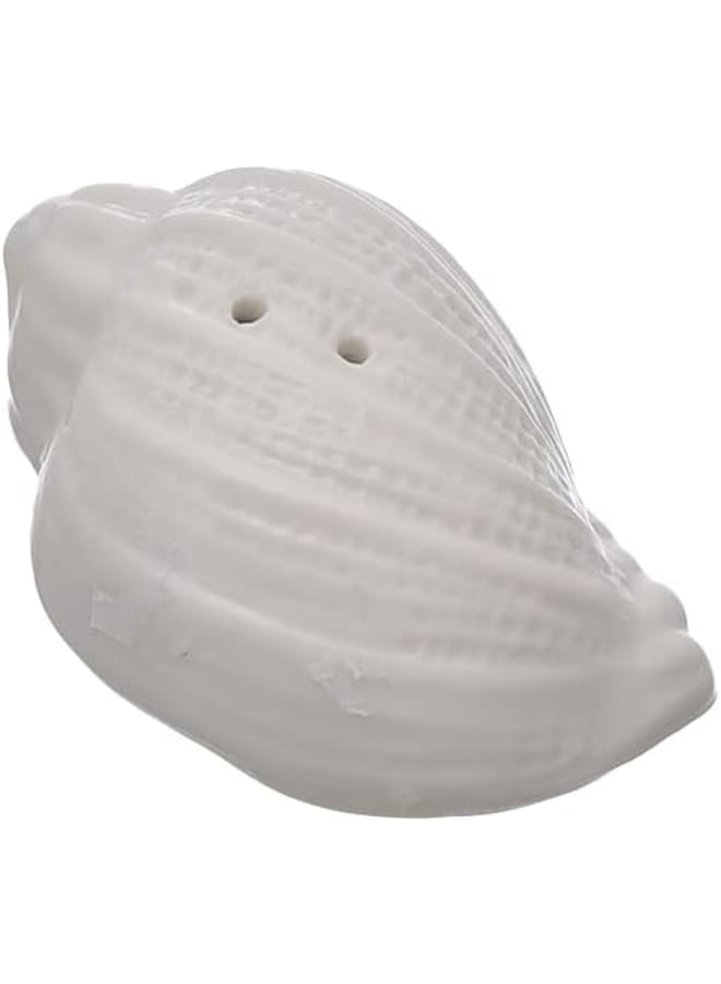 Rosa Matt White Porcelain Salt Shaker With Durable Material For Home - Image 1