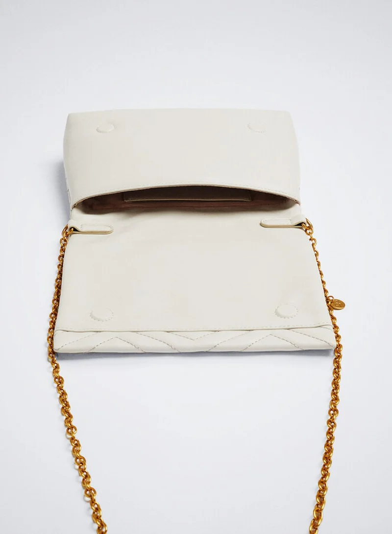 PARFOIS Quilted Chain Crossbody Bag