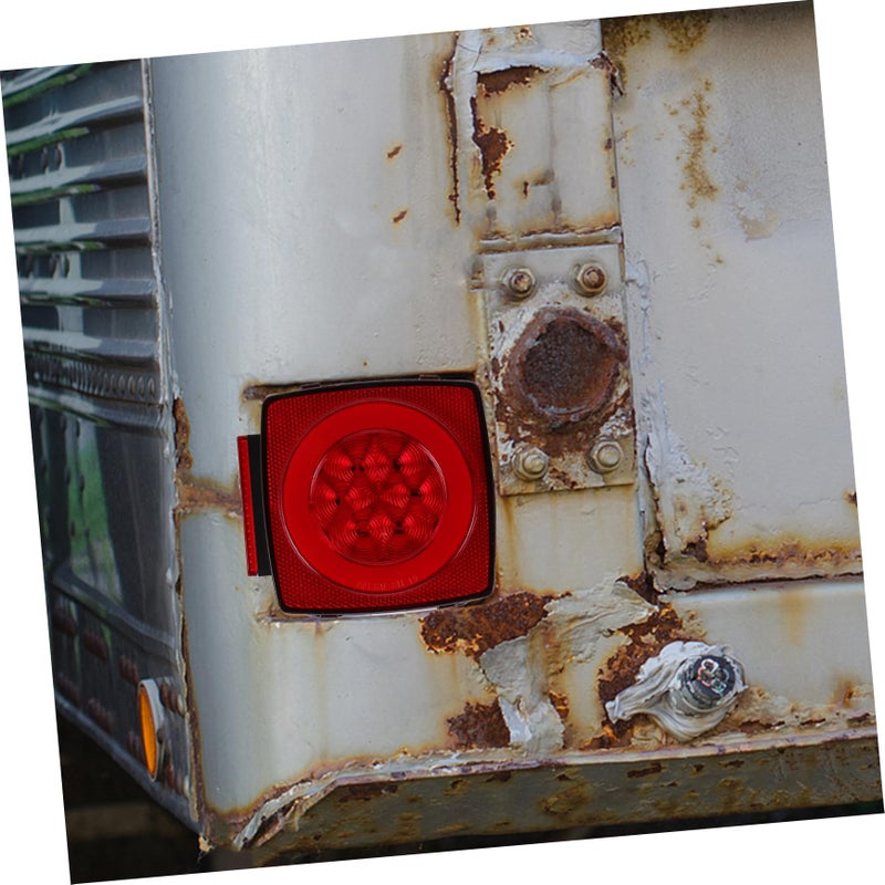 2Pcs Red LED Tail Lights For Trucks And Trailers Semi Truck Accessories Kit - Image 5