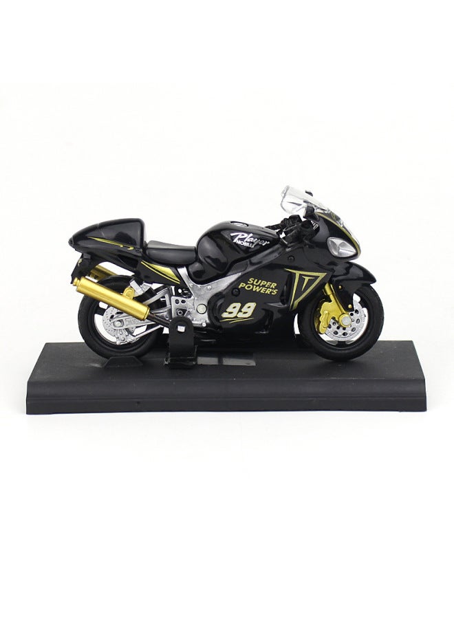 Creative Alloy Motorcycle Model Cake Decoration Women's Clothing Motorcycle Toy Car Model Decorative Ornament For Girls-Color:Japan Racing Black  - Image 1