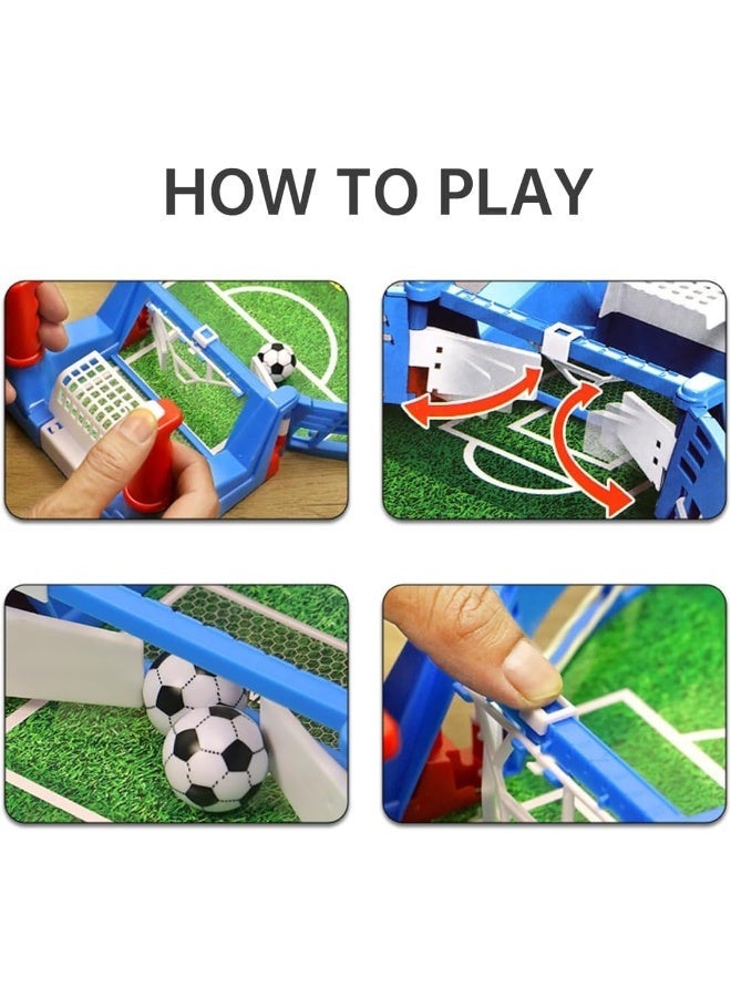 ECVV Large Football Game(57 * 28.5 * 11Cm), Tabletop Soccer Pinball For Indoor Manual Football Game Room, Foosball Soccer Desktop Sport Board Game For Kids Adults Family Game Day Night Fun - Image 1