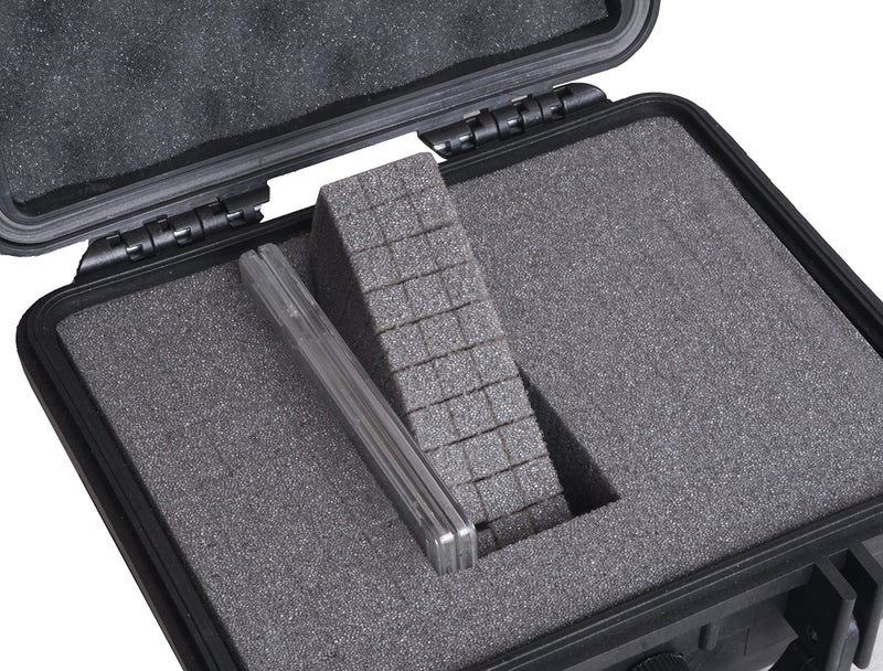 Case Club Graded Card Storage Box Fits up to 34 Card Slabs, or 100+ Sleeve Top Loaders- Travel Case fits Pokemon, MTG, & Sports Trading cards in Waterproof Exterior with Customizable Foam Interior - Image 4