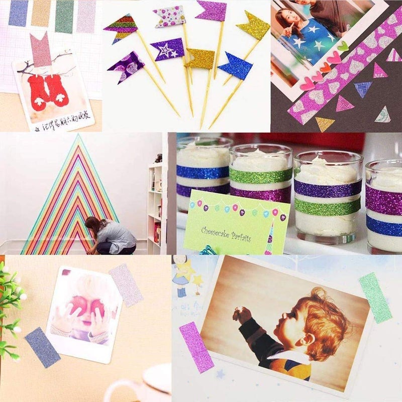 DIY Crafts DIY Crafts Pack Of 1 Pc, Washi Tape Set, Sticky Upgrade Washi Tape Set of 30 Rolls All Girls Favorite Creative Mu (Pack Of 1 Pc, Washi Tape Set)  - Image 2