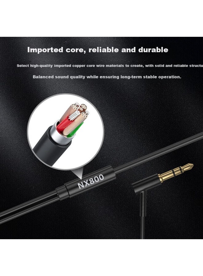 Isk Nx800 Monitoring Headphones For Streamers, Dedicated Sound Card, In-ear High-fidelity Long Cable For Singing, E-sports, Hifi Earphones - Image 3
