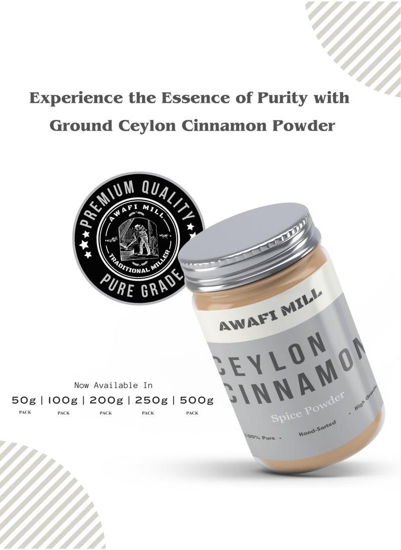 Awafi Mill - AWAFI MILL Sri Lankan Cinnamon Powder | Premium Ceylon Dalchini – Fine Aromatic Spice for Culinary Delights - Image 1
