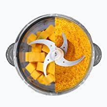 AMDROZ Electric Food ProcessorStainless Steel Food GrinderMeat Grinder Electric2L Three Levels Braking Function Easy Cleaning Stainless Steel Meat Chopper Meat Grinder - Image 5
